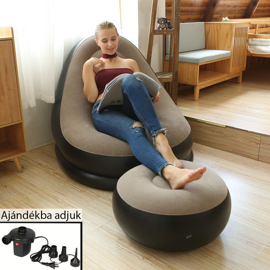 Inflatable Sofa, Best Air Lounger, For Camping, Pool, Festivals, Beach Chair