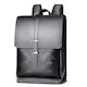Dollcini, férfi hátizsák, egyszerű férfi hátizsák, bőr hátizsák, üzleti laptop hátizsák, fekete, 29x15x40cm