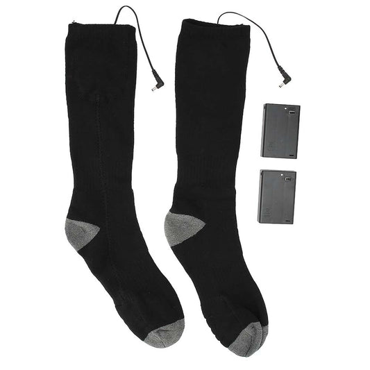 Dollcini, fűthető zokni, vastagított, hideg időjárásra alkalmas, 433201, fekete, 20 x 10 x 10 cm