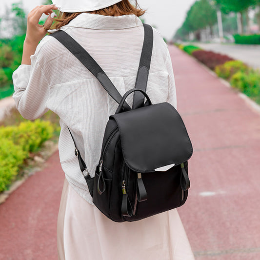 Dollcini, Women's Backpack, Waterproof, Casual, Bag for Women/Travel/Work/Everyday,Black