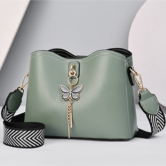 Dollcini women's handbag - elegant green purse, for ladies